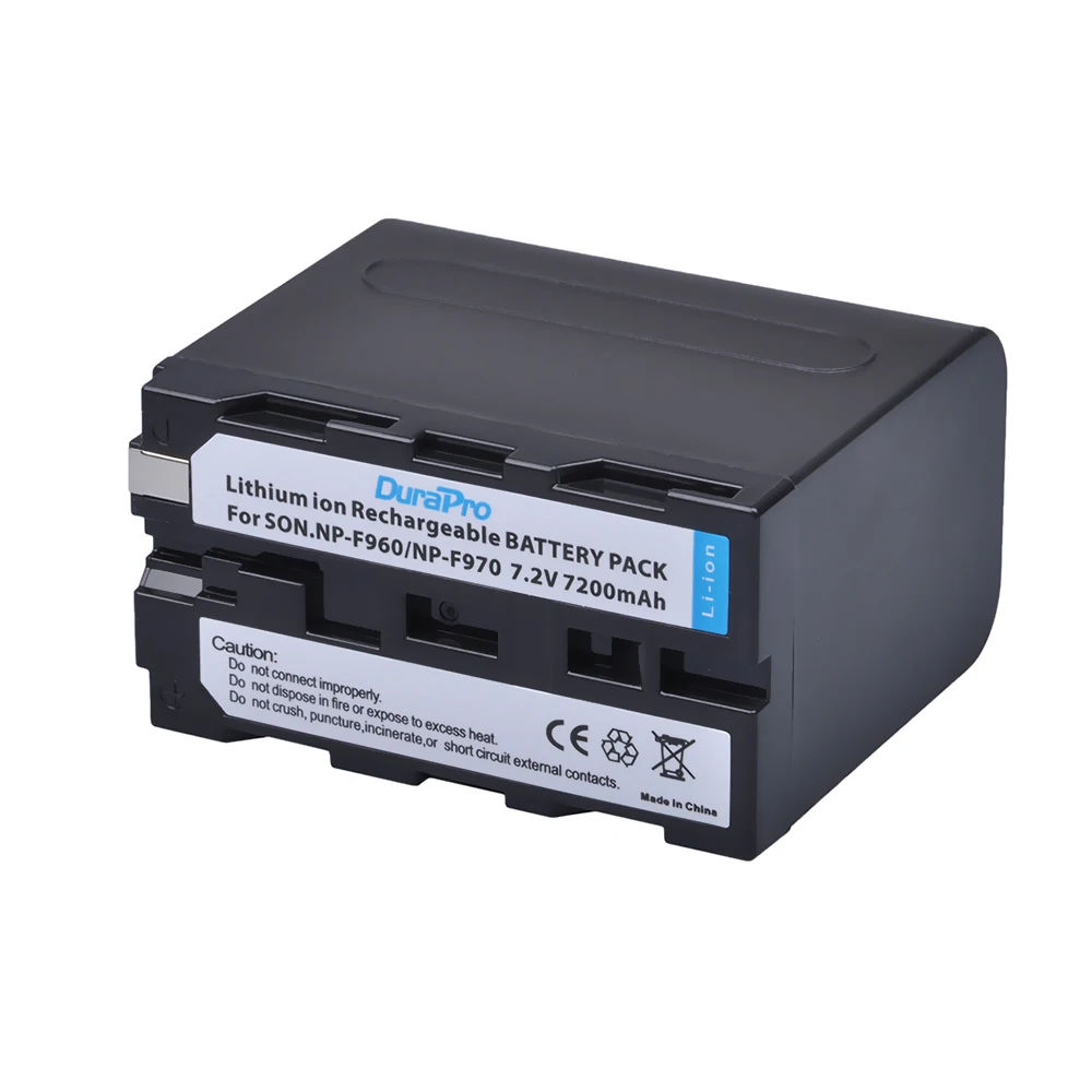 Billig 1PC 7200mAh NP F960 NP F970 Batterie mit LED Power Indikatoren für SONY F960 F550 F570 F750 F770 MC1500C 190P 198P F950 HD1000C
