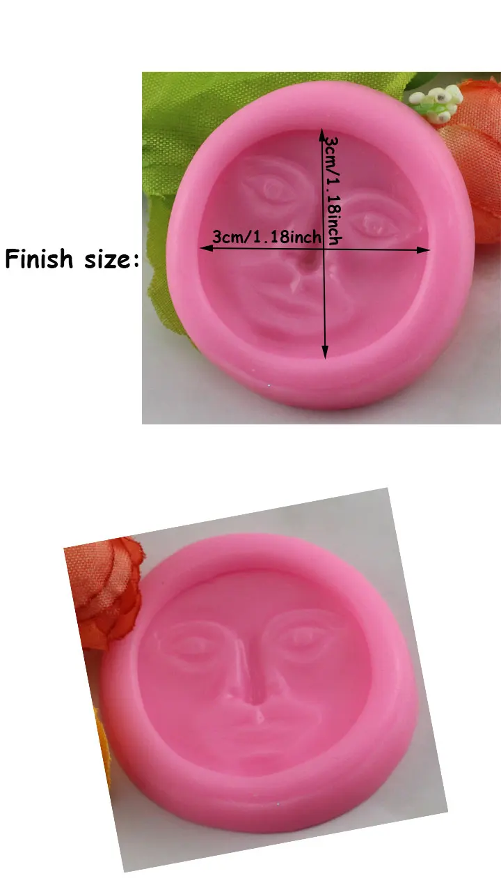 Человек лицо силиконовая форма голова помадка формы торт украшения инструменты форма для шоколадной мастики Полимерная глина-смола формы