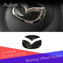 Auto Volante Logo Contorno Copertura Trim Sticker Decorazione Per Mazda 3 Axela BM BN 6 Atenza GJ1 GL CX-3 CX-5 Car Styling 2 pz