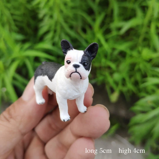 

CE identification French BullDog Animal simulation Collection of toys