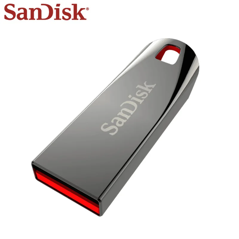 Флеш-накопитель SanDisk CZ71 USB 2,0 USB флеш-накопитель 64 ГБ 32 ГБ 16 ГБ флеш-накопитель металлический флеш-накопитель Высокое качество запоминающее устройство