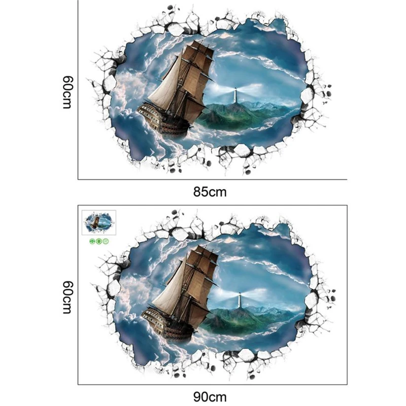  Removable Wall Sticker Adornment Wall Glass Window Decoration Removable Waterproof Non-toxic Room Decor C0409#30               01