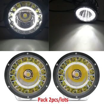 

Automobiles motorcycles offroad 4x4 round 7 inch 142w car led driving light For 4WD Led Work Lights Round Led Driving lights x2