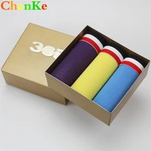 ChenKe модальные сексуальные мужские дышащие трусы-боксеры мужские боксеры модные дизайнерские мужские мягкие трусы, шорты, боксеры бренд 3 шт./партия