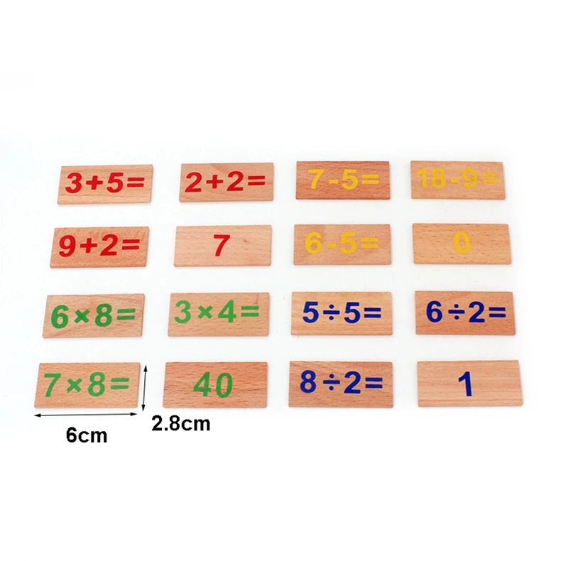 Auxiliares de Ensino Brinquedos de Madeira Montessori Divisão Aritmética Mental Caixa Multiplicação & Aprendizagem Precoce Presente Desenvolvimento 13 Cheap Brinquedos mat.