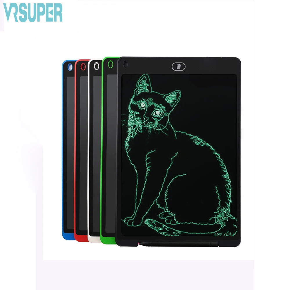 

12 Inch LCD Writing Digital Tablets Handwriting Graphic Drawing Pads Portable Electronic Memo Notepads Message Board Kids Gift