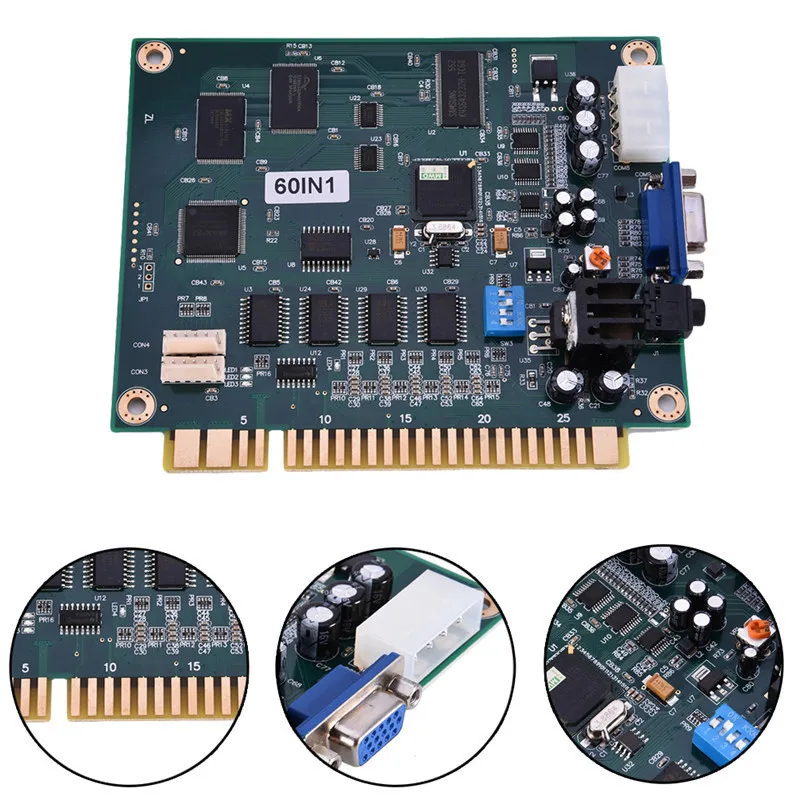Многофункциональный 60 в 1 игровой плеер доска для классического JAMMA игры Multicade