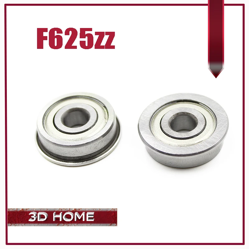 F625-2Z F625ZZ F625zz F625 zz Flanged Flange Deep Groove Ball Bearings 5 x 16 x 5mm Free shipping for 3D printer F625-2Z F625ZZ F625zz F625 zz Flanged Flange Deep Groove Ball Bearings 5 x 16 x 5mm Free shipping for 3D printer