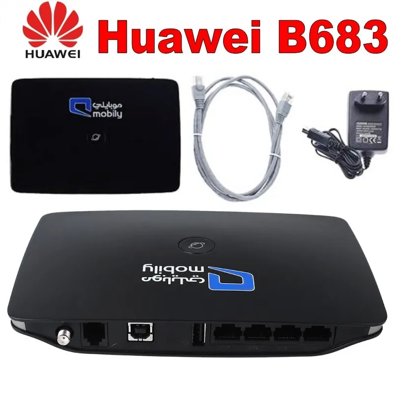 Huawei B683 маршрутизатор с Sim 4LAN Порты и разъёмы 28 M 3,5G маршрутизатор