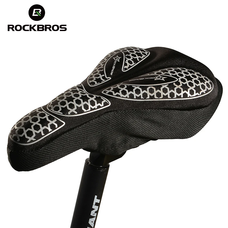Goede ROCKBROS Fietsen Fiets Zadelhoes Fiets Seat Cover Ademend Memory Foam Kussen Fiets Accessoires Onderdelen