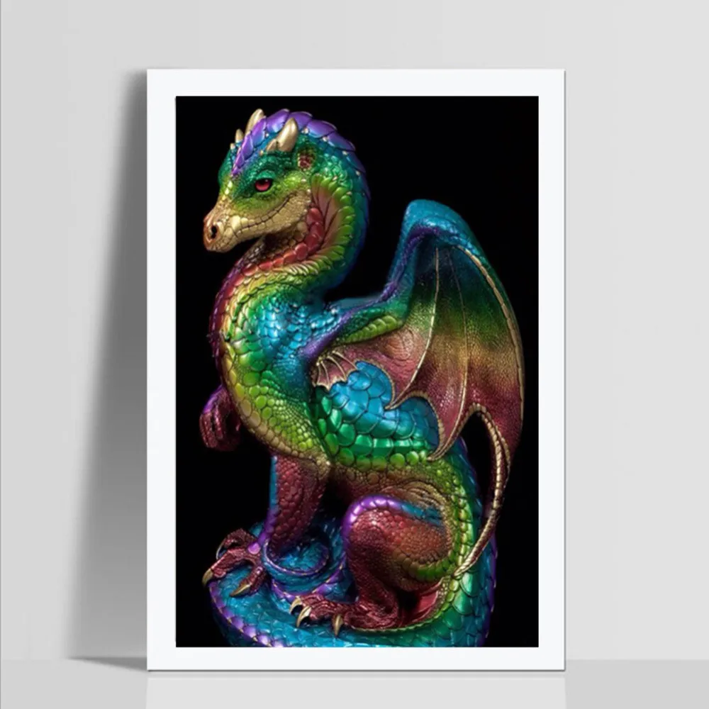 

5D Dragon Embroidery Paintings Rhinestone Pasted DIY Diamond Painting Dropshipping wall pictures for living room picture