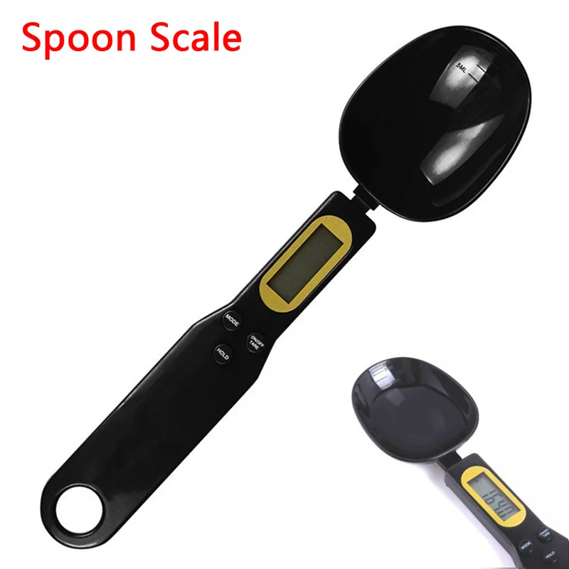 

500g / 0.1g LCD Digital Kitchen Measuring Scales Cooking Spoons Electronic Weighing Kitchen Scales Kitchen Gadgets