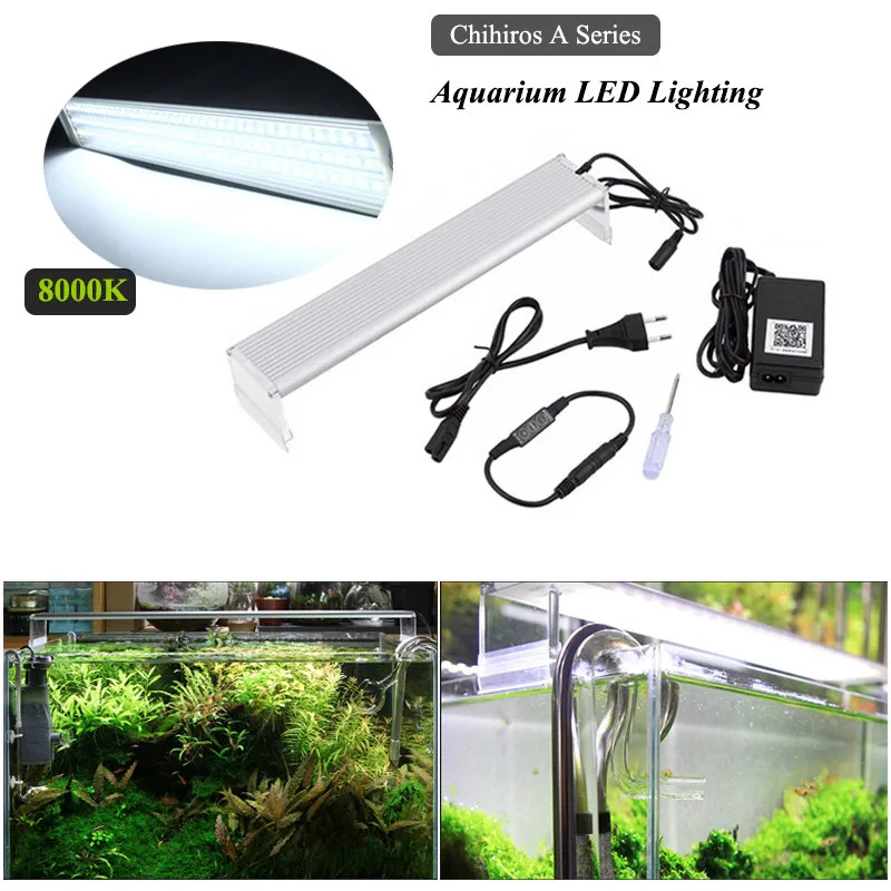 

Chihiros A Series Aquarium LED Lighting 8000K Fish Tank Water Plant Growing Light Intelligent Lighting Timming Dimming Controler