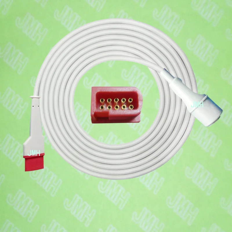 

Compatible with Spacelab-Edwrad IBP Transducer Adapter cable,10pin to 5pin.