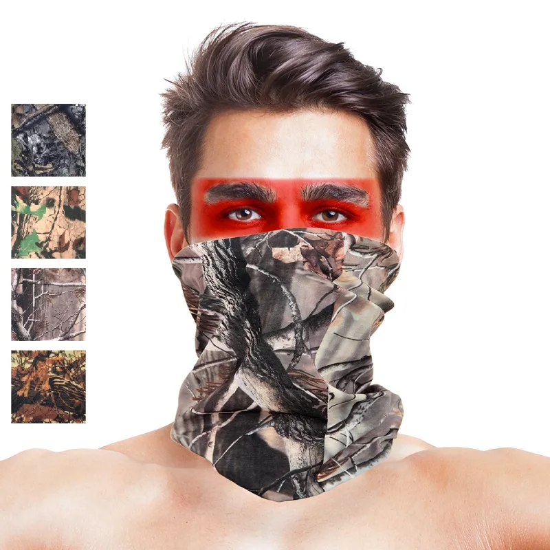 

1pcs Maple Tree Camo Headscarf Helmet Liner Lightweight Outdoor Magic Headwear Neck Gaiter Balaclava Helmet Liner