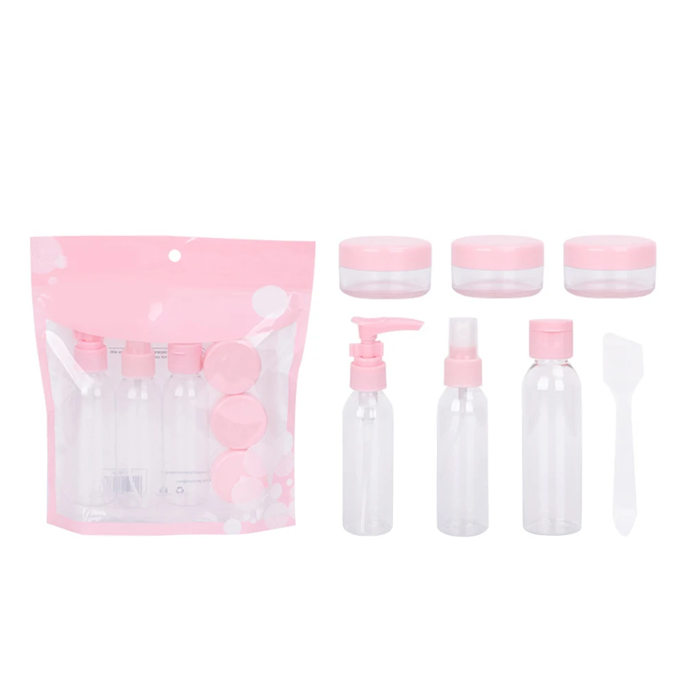 

7Pcs Cosmetic Empty Jar Travel Set Makeup Face Cream Container Bottles Cosmetic Empty Jar Pot
