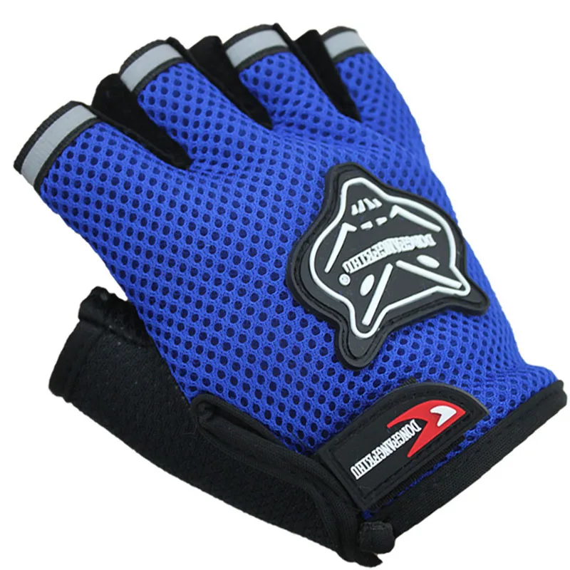 

Newly Children Kids Bike Gloves Half Finger Breathable Anti-slip For Sports Riding Cycling