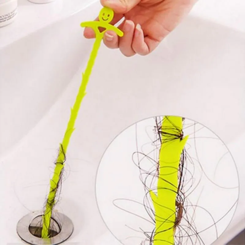 

Tools for Removing Obstructions Sink Cleaning Hook Bathroom Floor Drain Sewer Dredge Device Small Tools Creative Home