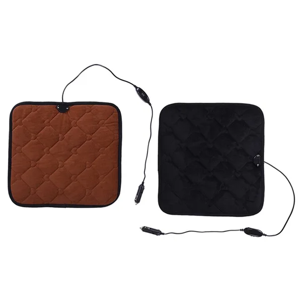 

Winter Car Heated Cushion Office Chairs Electric Heated Seat Cushion Carbon Fiber Electric Heating 12v