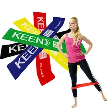 font b Fitness b font Rubber Resistance Loop Band Pilates Exercise Physical Therapy Yoga Elastic