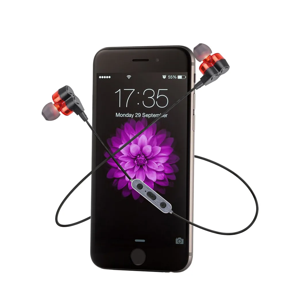 

HIFI In-Ear Stereo Earphone Earbuds Mini Dual Driver Sports Headset With Mic Headset Earphones Head-phone Music Handsfree