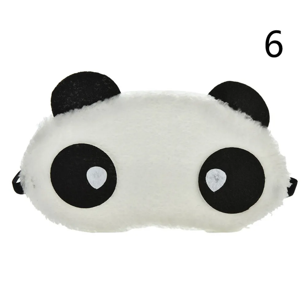 1 шт., милая маска глаза панды, тени, милая дорожная повязка на глаза для отдыха, маска для сна, маска для век, повязка на глаза