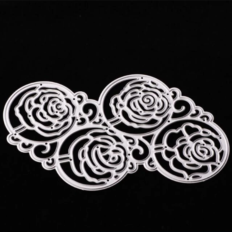 SCD1126 Flower Metal Cutting Dies For Scrapbooking Stencils DIY Album Cards Decoration Embossing Folder Craft Die Cuts Tools New