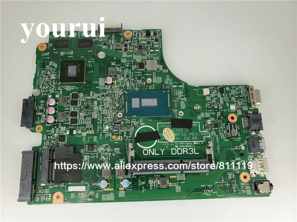 CN-0G31FG G31FG 0G31FG для Dell Inspiron 3446 3546 3449 3549 Материнская плата ноутбука 13302-1 PWB.MRF1C REV:A00 3205U