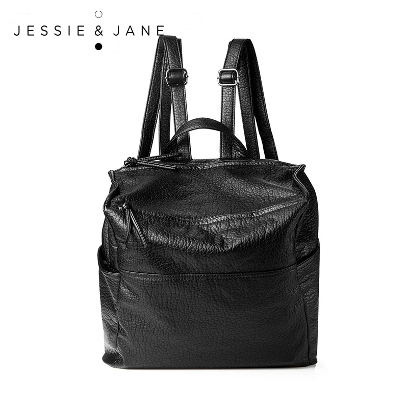 JESSIE JANE Designer Brand Women s Casual Personality PU Backpack 1189