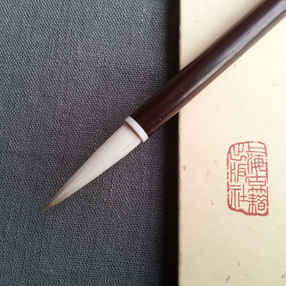 authentic Hu brush premium larger regular script wool hair writing