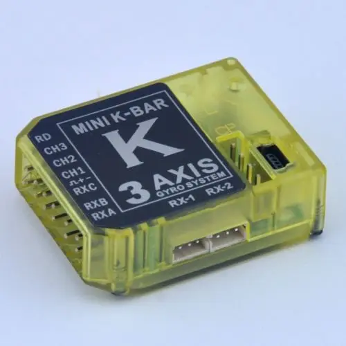 

Freeshipping 3Axis Gyro KBAR V2 5.3.4PRO K8 + Bluetooth Module for Flybarless 450-550 RC Helicopter