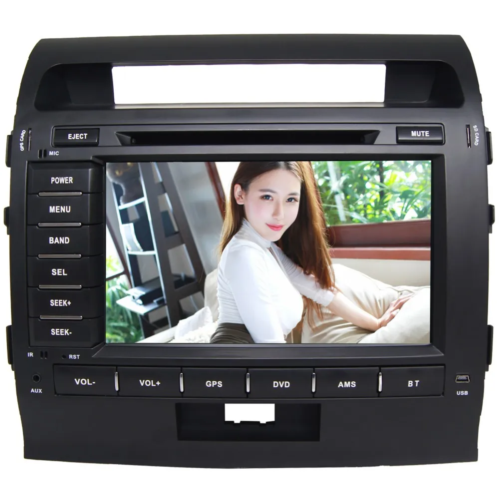 Discount 8" HD 1024*600 Quad Core Android 6.0 Car DVD Radio GPS Navigation Player for Toyota Land Cruiser 2008 2009 2010 DVR TPMS BT WIFI 0