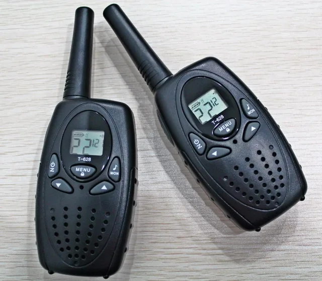 Walkie talkies portable 1 watt pair CB 2 way PMR446 PTT w/121 1