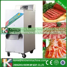 OEM/ODM поставка тип 460r/мин скорость резки нержавеющая сталь свежая свинина для переработки мяса нарезки машины цена для продажи