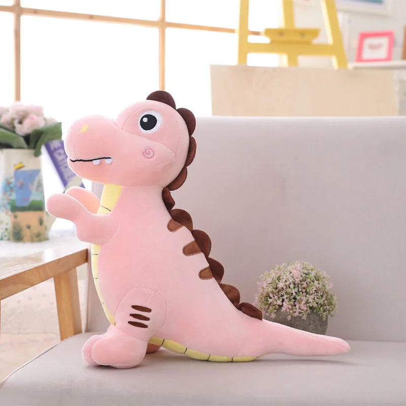 40-90 см гигантские милые мягкие хлопковые плюшевые игрушки, динозавр мультфильм Тираннозавр Рекс Куклы для детей подарки на день рождения