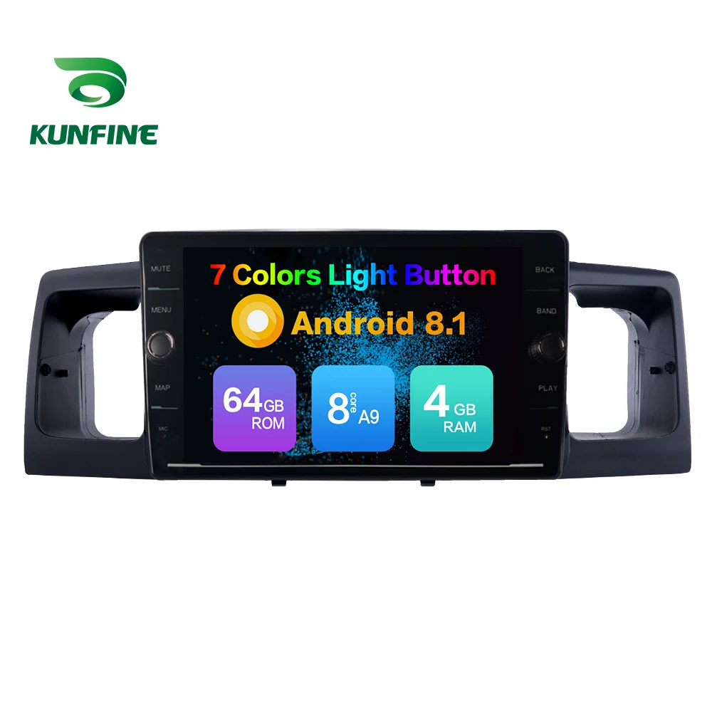 Clearance Octa Core 4GB RAM 64GB ROM Android 8.1 Car DVD GPS Player Deckless Car Stereo For Toyota Corolla EX 2013-2017 Radio Headunit 1