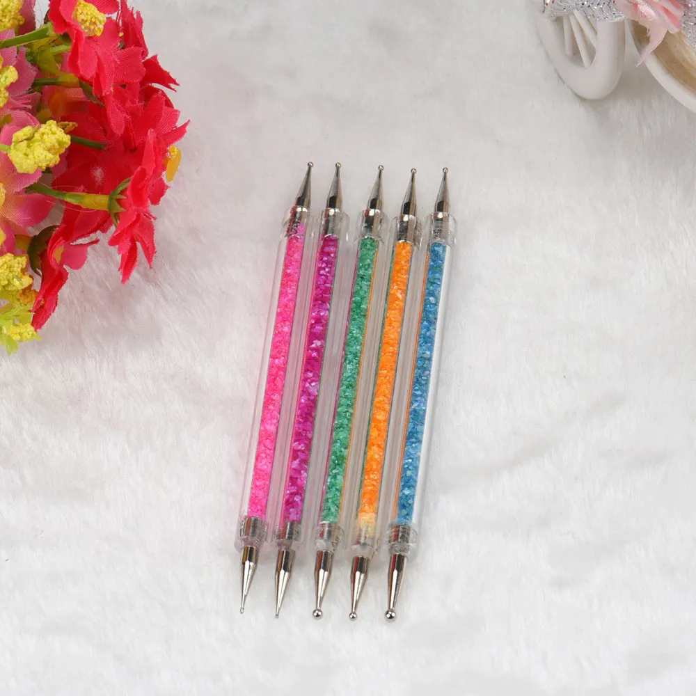 Инструменты для ногтей 5 шт 2 WayCrystal Dotting инструменты для маникюра краска ing Dot ручка для дизайна ногтей набор краски новая Прямая Set28