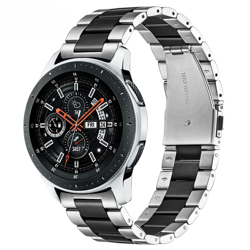 22 мм Шпильки Браслеты Galaxy Watch 46 мм/gear S3 ремешок из нержавеющей стали металлический ремешок для samsung gear S3 классический Frontier