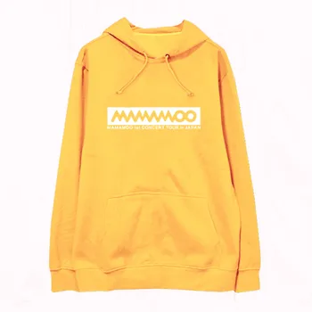

Mainlead Kpop Mamamoo Sweatershirt Long Sleeve Hoodie Outerwears with hat Unisex