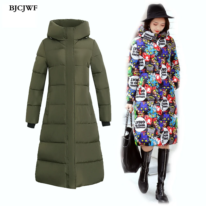 New Women Winter Jacket Female Hooded Wadded Coats