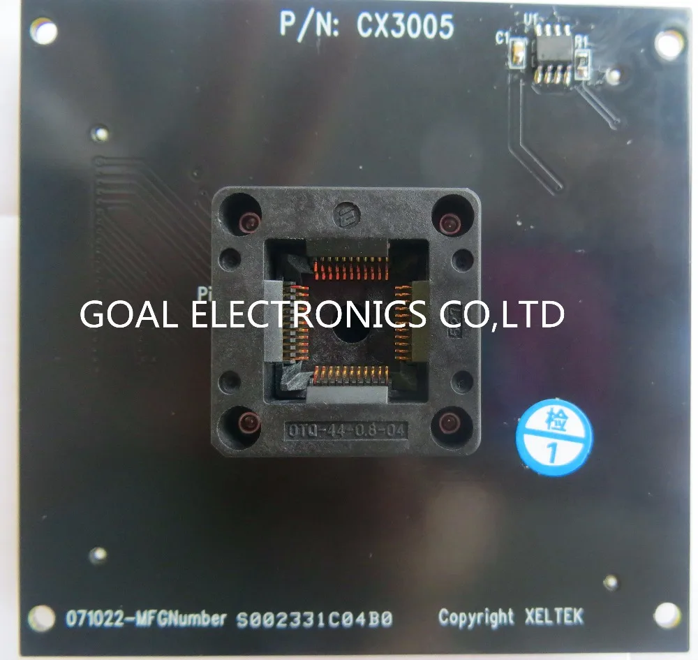 

Sirte block TQFP44 burn dedicated IC, CX3005 to test adapters