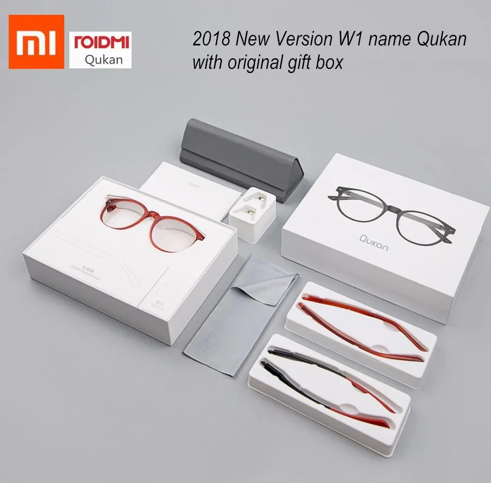 Xiaomi ROIDMI W1 Anti-blue-rays Photochromic Protective Glasses QUKAN Ear-stem Detachable Eye Protector Eyes Glasses in gift box Xiaomi ROIDMI W1 Anti-blue-rays Photochromic Protective Glasses QUKAN Ear-stem Detachable Eye Protector Eyes Glasses in gift box