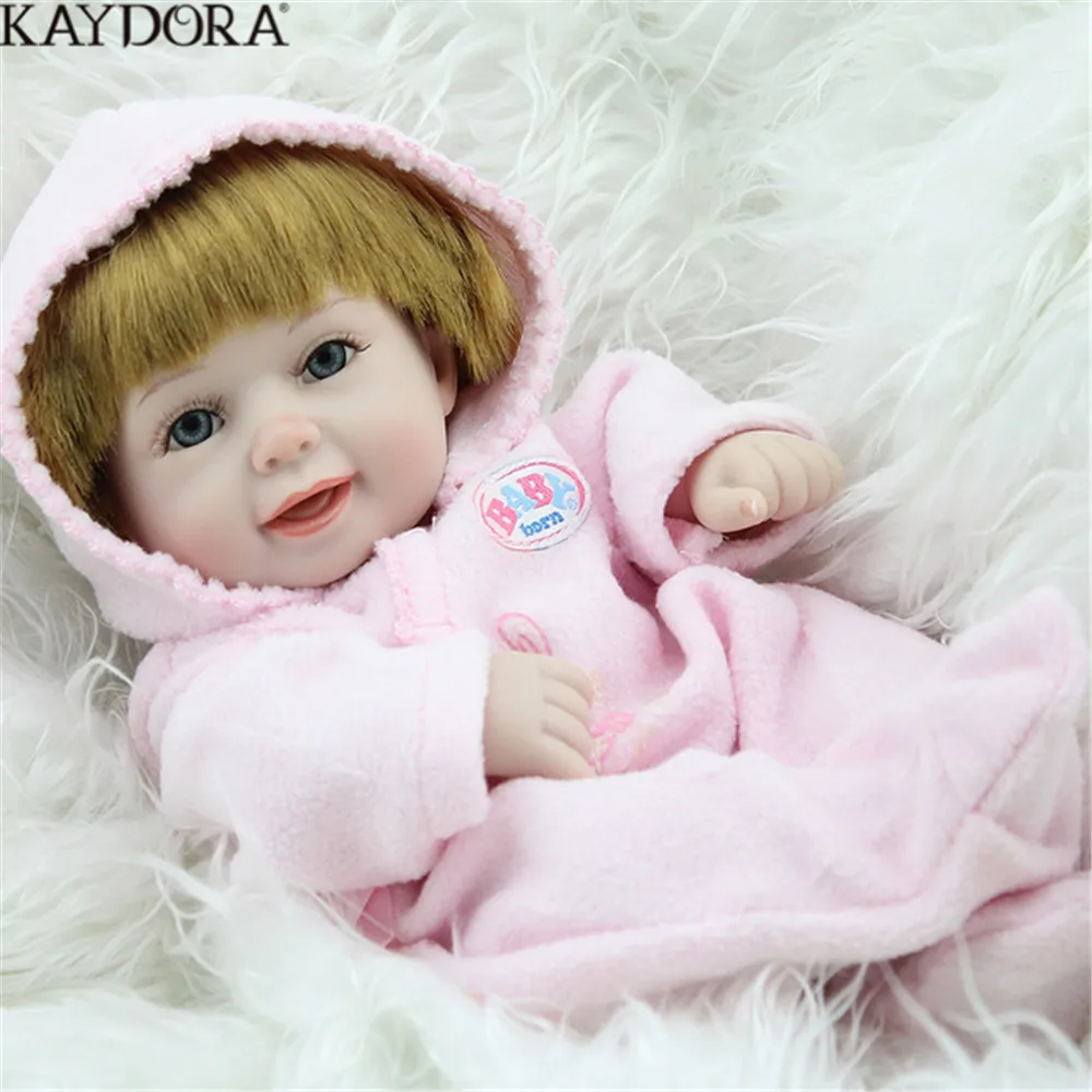 Кукла KAYDORA мини 10 дюймов полностью силиконовая кукла для новорожденных подарки