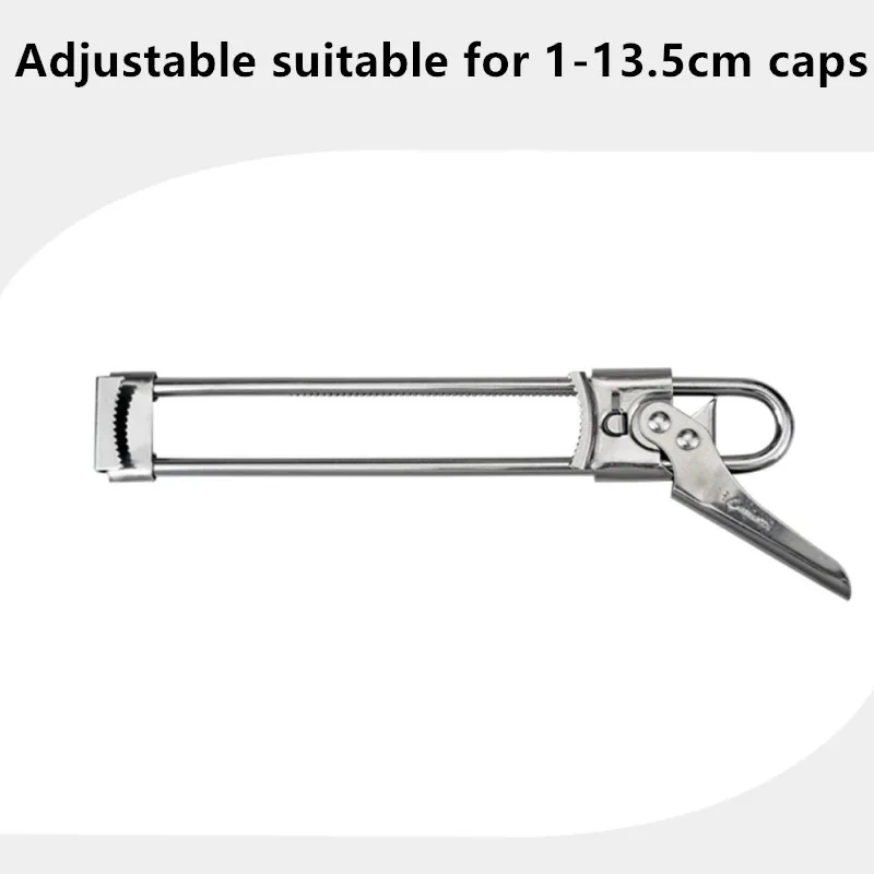 Регулируемый консервный нож для банок/бутылок, Профессиональная ручная винтовая крышка, открывалка для бутылок с крышкой, гаечный ключ, кухонный инструмент, гаджеты