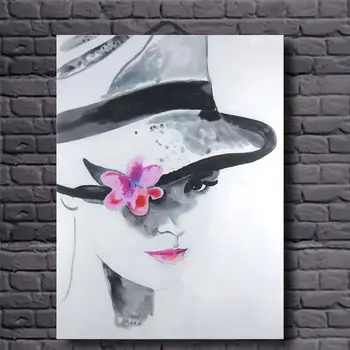 

freeshipping Beautiful Woman Newest Design 100% Handmade Oil Painting on Canvas Wall Art Picture For living Bedroom Decoration