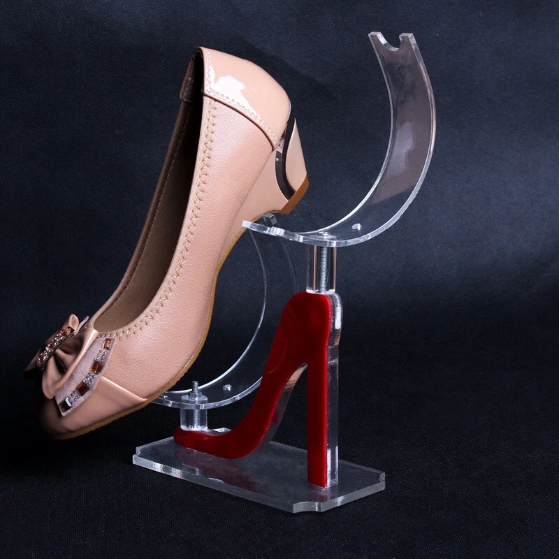 acrylic high heels