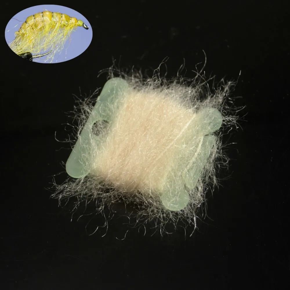 

[5M/Pack] Fly Tying Sparkle Chenile Black Red Green Blue Peach Brown Color Scud Nymph Sand Worm Tying Dubbing Floss for Fishing