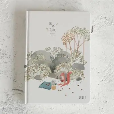 Креативные милые цветные Страницы Дневник записные книжки bullet journal agenda School notebook милые офисные принадлежности канцелярские принадлежности - Цвет: lunch