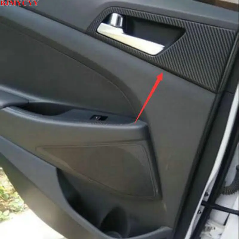 

BJMYCYY Car styling Interior decoration decorative sticker for car door For Hyundai Tucson 2017 accessories