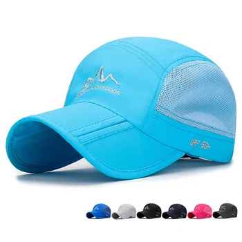 

New Women Man Baseball Cap Summer Outdoor Sport Hat Running Cap Quick-drying Mesh Caps Unisex Cap Bone Breathable Hats